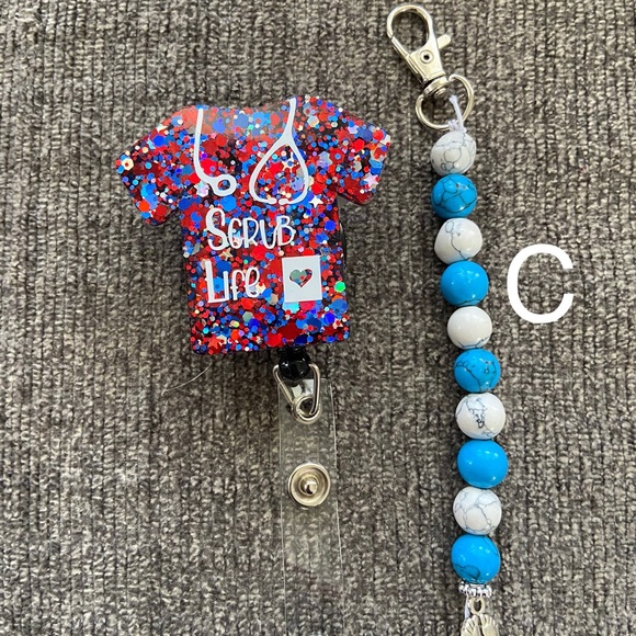 Badge Reel Labor and Delivery Teaching Dilation Beads Clip On Tool Set - Picture 3 of 3